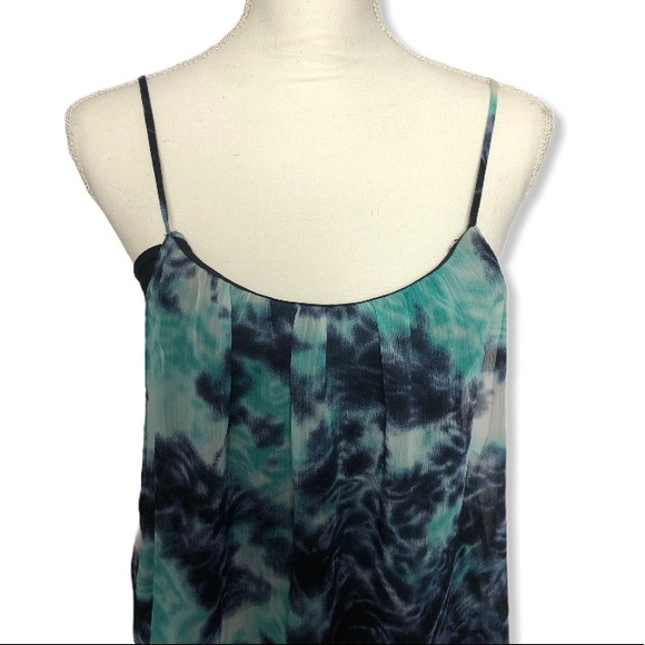 Aqua Vintage Navy & Turquoise Floral Tank - Picture 6 of 14